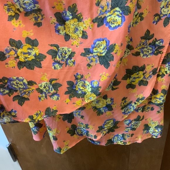 KIT & SKY WRAP DRESS SUMMER FLOWERS SZ XL - Picture 5 of 8